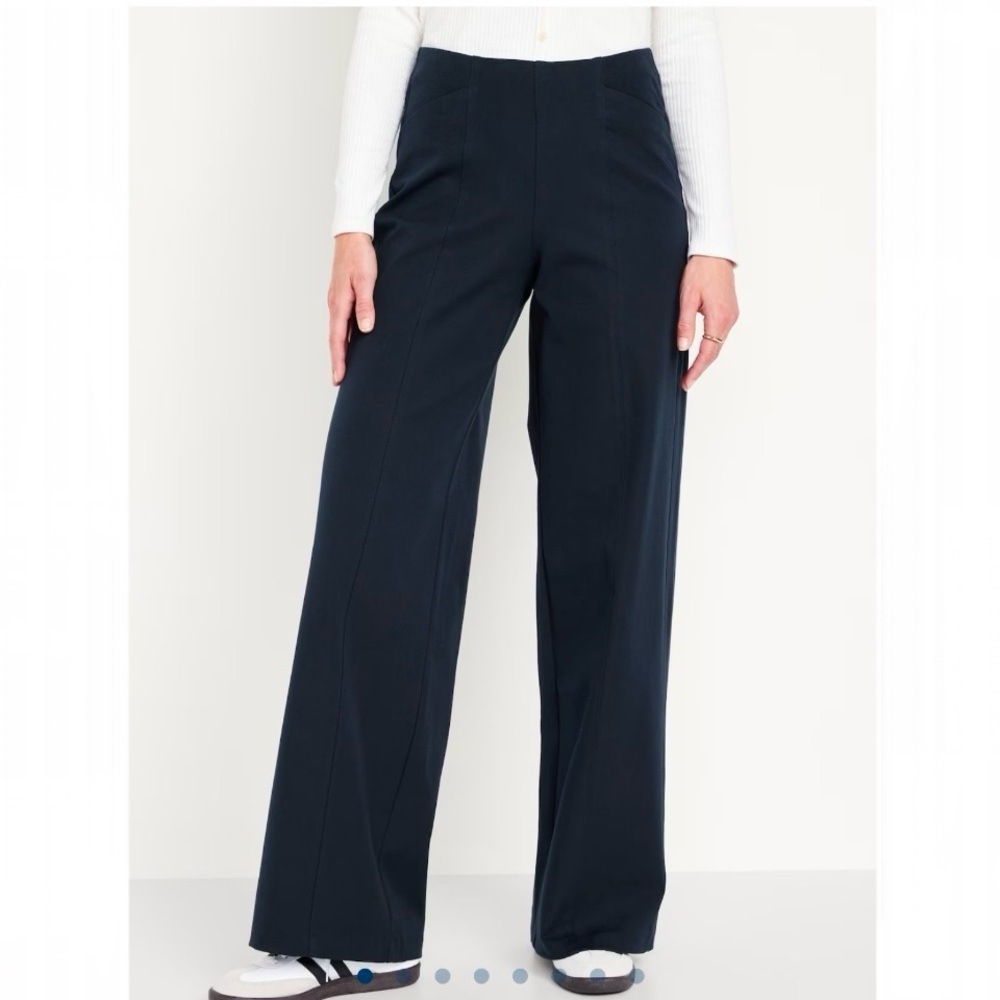 Old Navy Women's Wide Leg Pants - Navy Blue